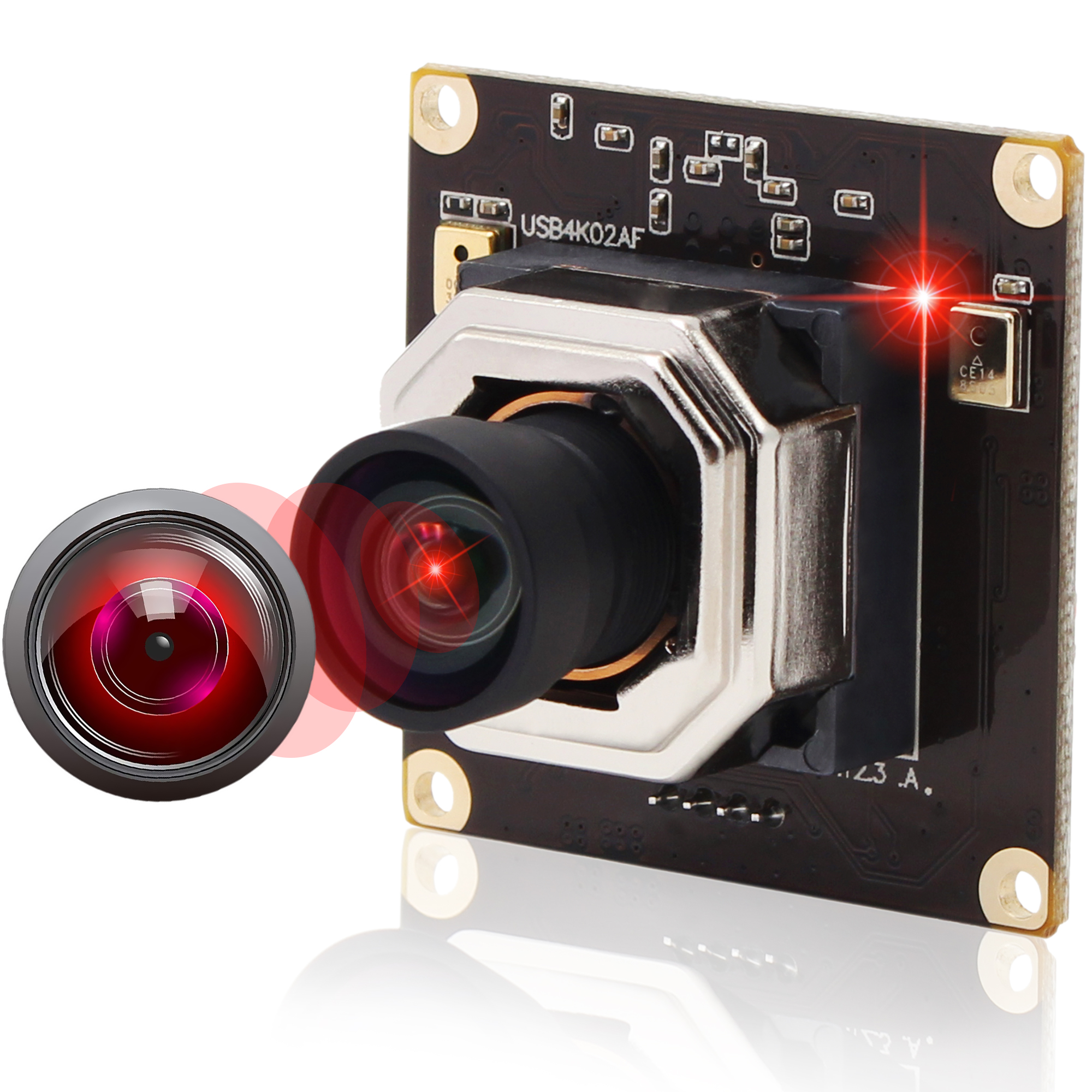 Модуль камеры CMOS IMX415 с автофокусом, с датчиком, 4K, USB, для компьютера, настольного ПК, ноутбука