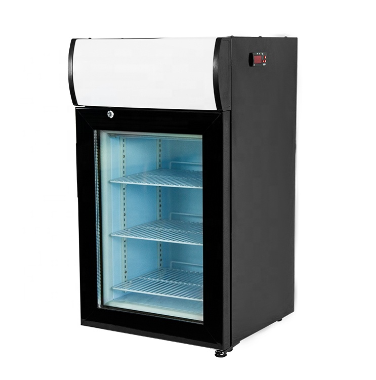 Compressor refrigerator hard ice cream display mini ice cream display freezer