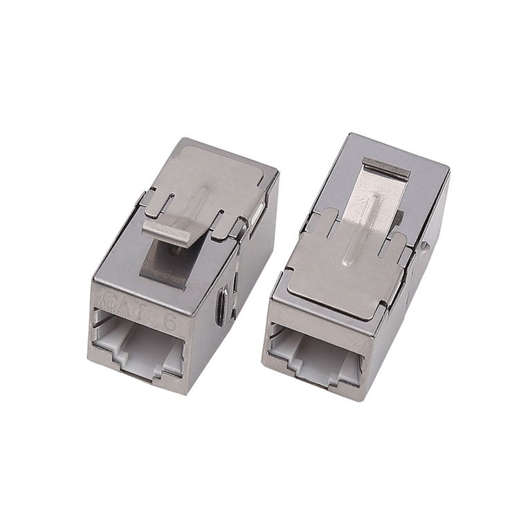 Сетевой Rj45 Cat6a инструмент Бесплатный FTP Rj45 разъем в линии муфты Keystone Jack