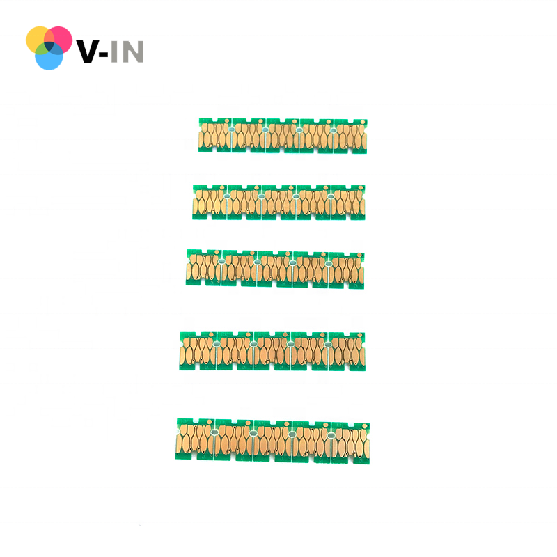 T7411 T7412 T7413 T7414 T741X чернильный картридж один раз чип для Epson F6070 F7070 F9370 F6200 F6270 F7200 принтер, совместимый картридж чипы