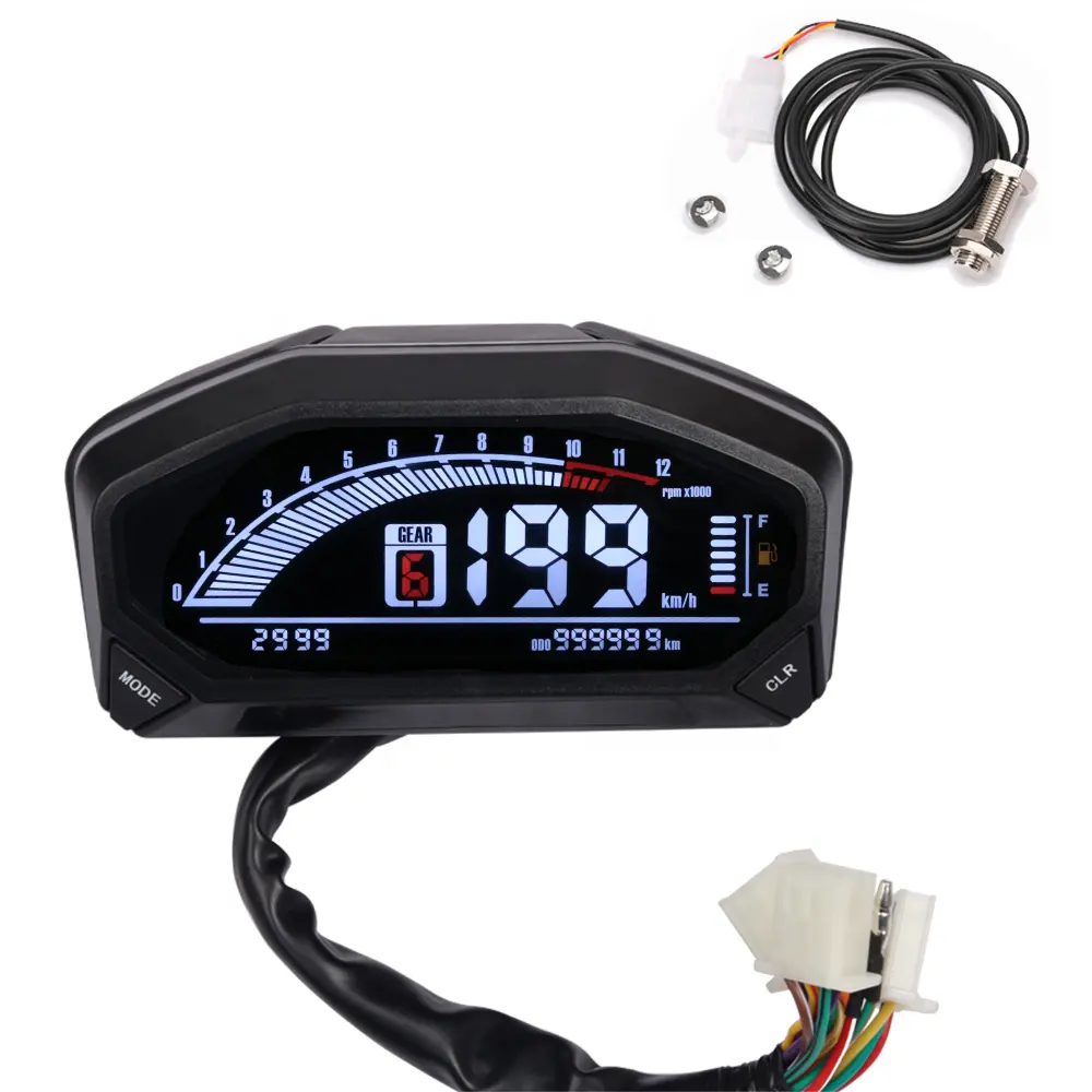 TERFU Motorcycle Digital Speedometer Tachometer Dashboard Instrument Panel Meter For Honda CBR125 125CC