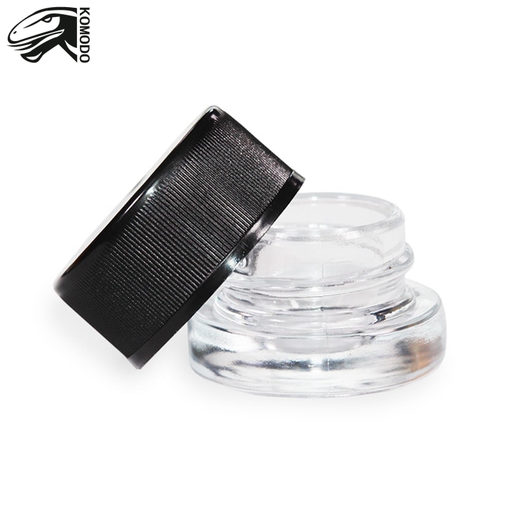 Custom Color Empty Skin Care Facial Cream Jar 5ml Clear Glass Jar for Cosmetic Cream