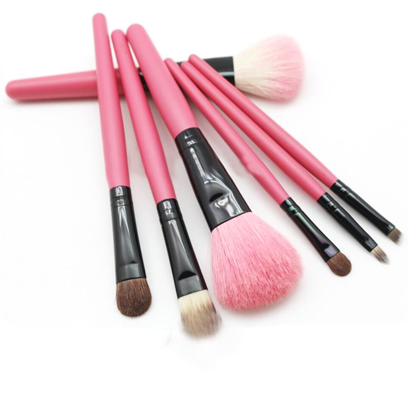 Натуральные волосы 7 шт.. набор кистей для макияжа, beauty cosmetic tool