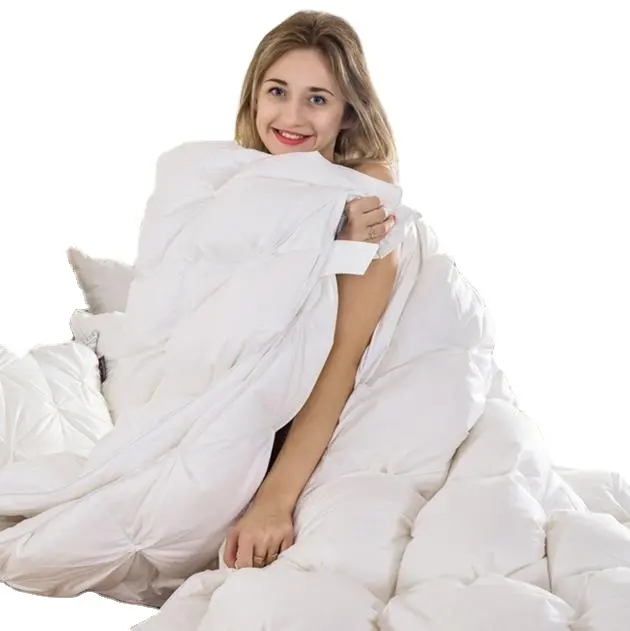 100% cotton fabric filling soft and warm cheap duvets duck down goose down duvet quilt winter comforter set