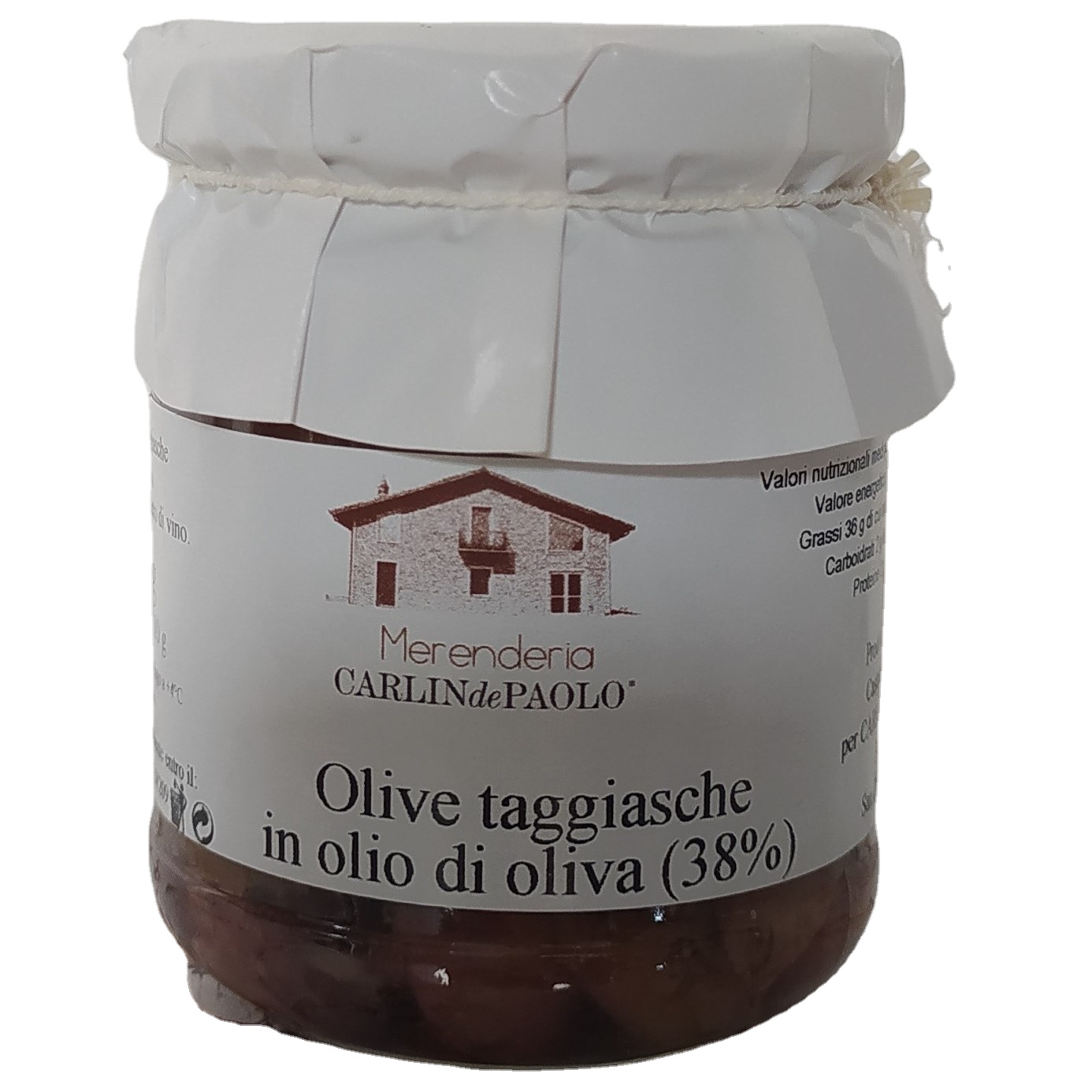 Typical Italian Olives from Liguria made in Italy