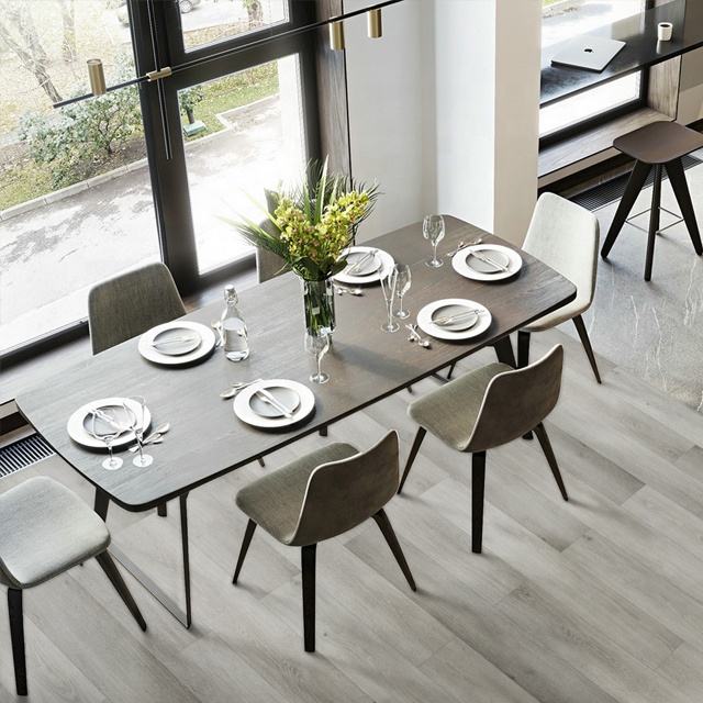 Colorize Manufacturer price plastic flooring Virgin Eco-Friendly Waterproof spc/pvc vinyl click flooring with wood surface
