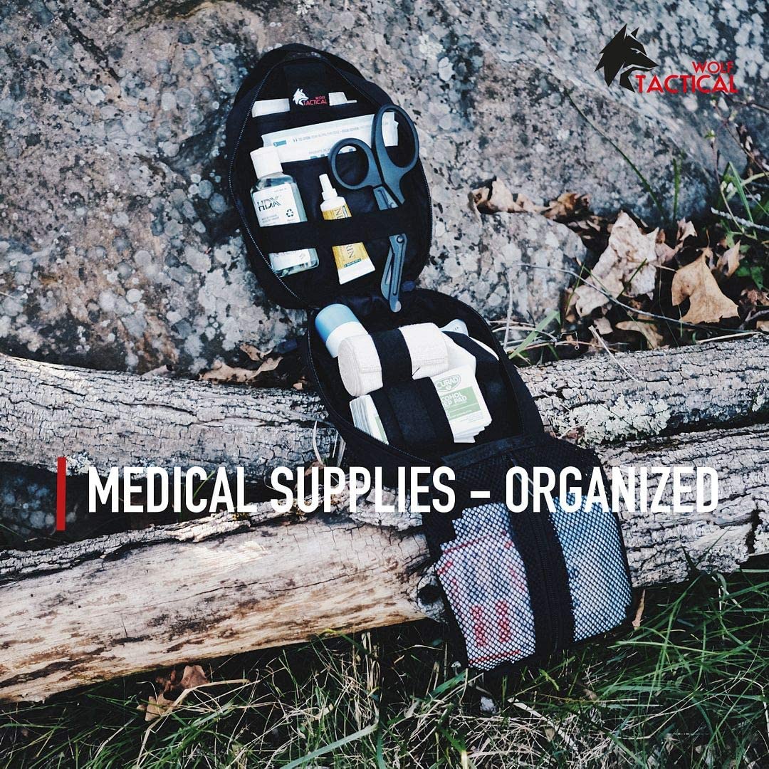 Outdoor Sports red Medical bag First Aid Utility Pouch for EMTs  First Responders  Everyday Carr