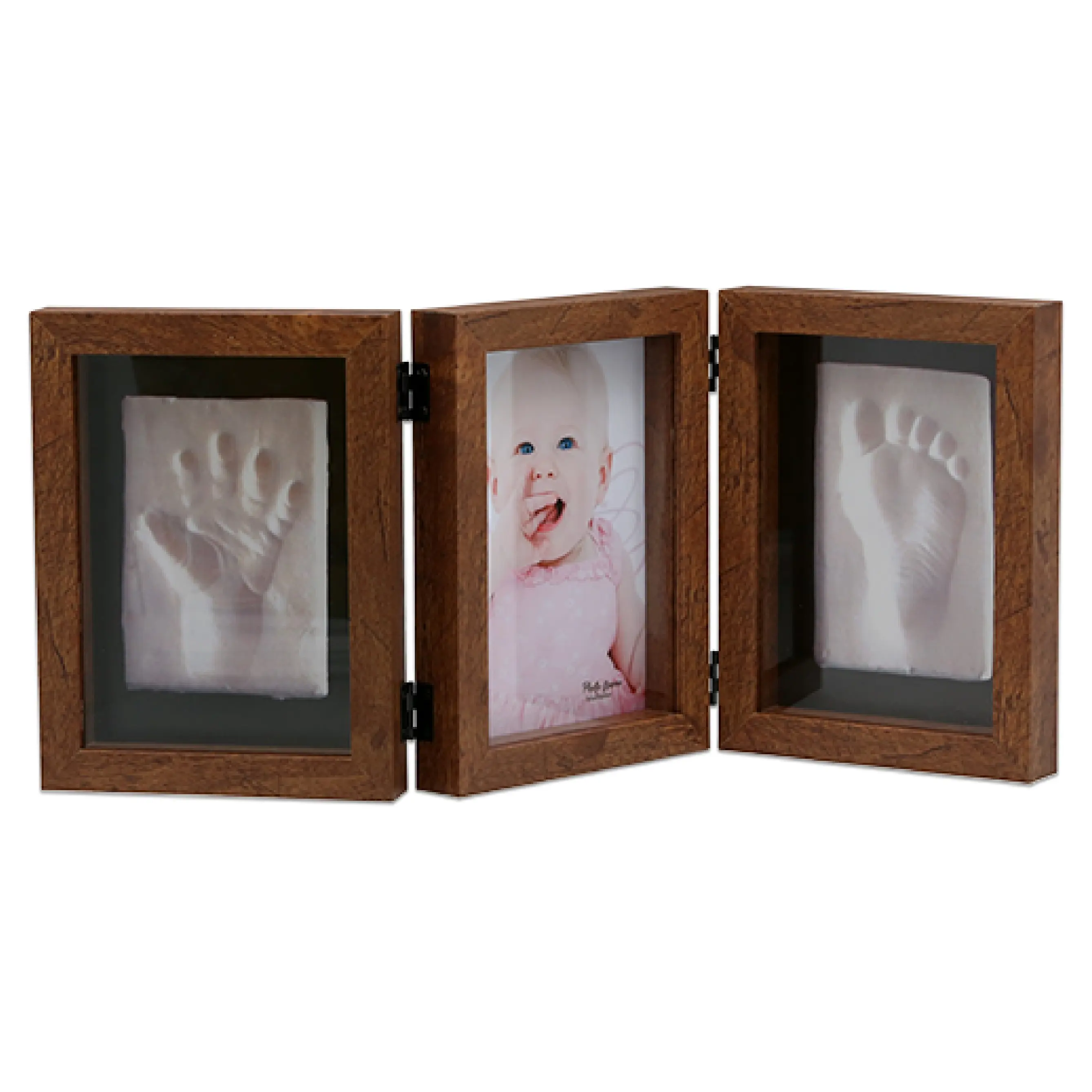 Newborn Handprint Footprint Gift Souvenir Photo Frame Baby Hand And Footprint Kit Photo Frame