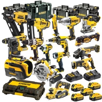 Dewalts DCK10BTSKIT2B 18V 15 и 17 шт комбо комплект с 4 x 4.0Ah батареи и зарядное устройство