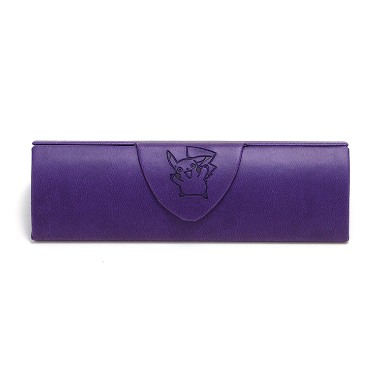 Wholesale Customized Personalized Cartoon Pikachu Childlike Metal Leather Eyeglasses Case