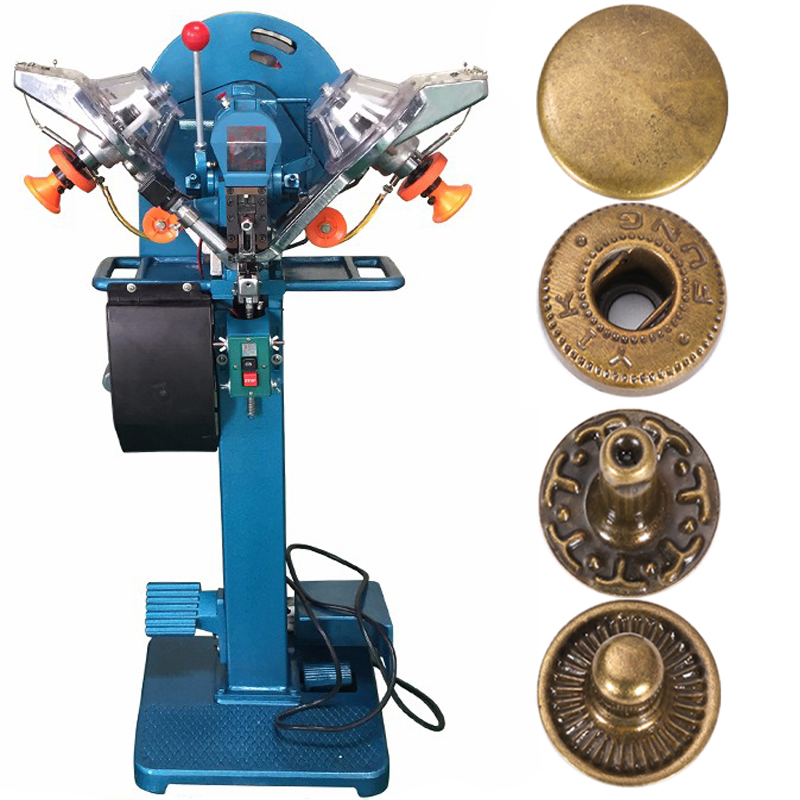 Semi Automatic Or Full Automatic Button Press Machine For Prong Snap Button