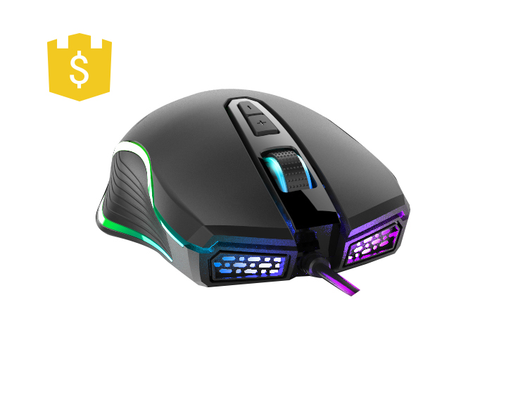 Горячая Распродажа OEM оптическая мышь RGB 9 Кнопок компьютерная мышь Проводная игровая мышь
