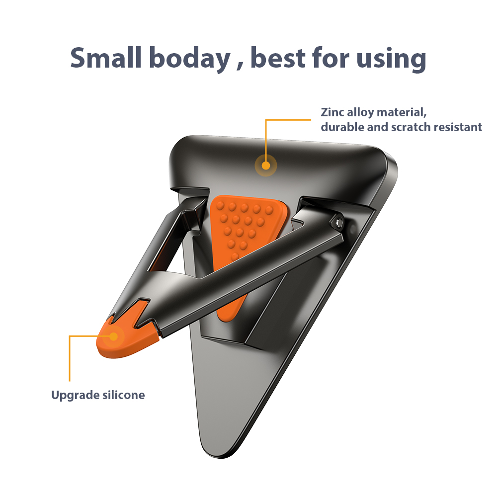 Metal Laptop Stand Factory Wholesale Reusable Adjustable Foldable Zinc Compact Laptop Stand