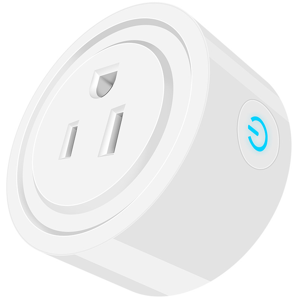 Мини Wi-Fi устройство с ограничителем перенапряжения 110 230V Голосовое управление умная розетка работа с Alexa Google Home приложение Tuya | Smart