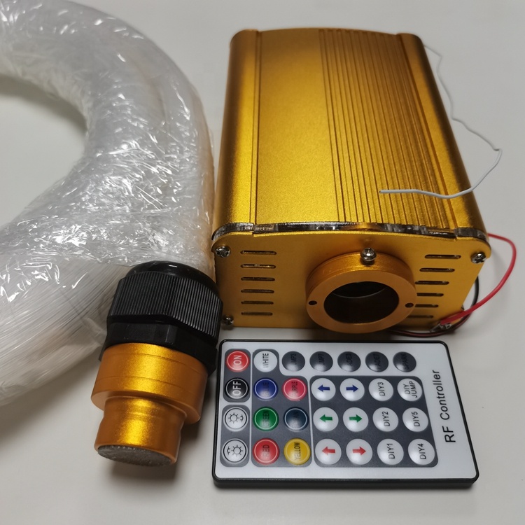 18W DC12V RGBW LED Fiber Optic Lights Engine with Wheel Flicker (Auto) for Fiber Optic Lighting Decoration
