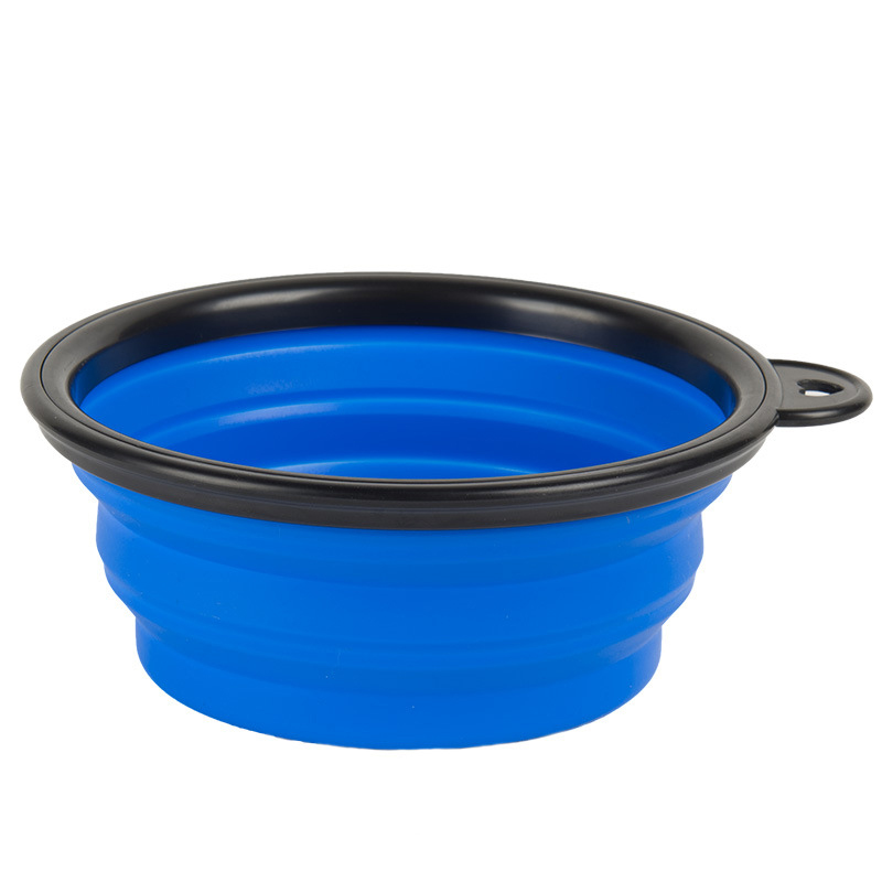New Design Foldable Food And Water Feeding Bowls Silicone Pet Bowl