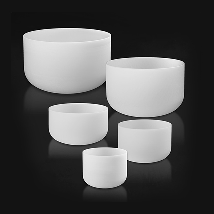 Cylindrical Small Capacity 100ml Quartz Crucible With Lid For Metal Melting
