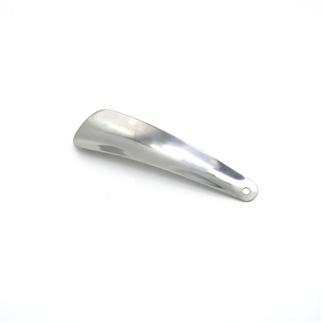 Classic Home Household Hotel Glossy Metal Stainless Steel Shoehorn Shoe Horn Lifter Helper