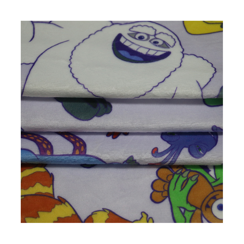 No MOQ Custom Digital Printing Soft Super Soft Fabric For Garment