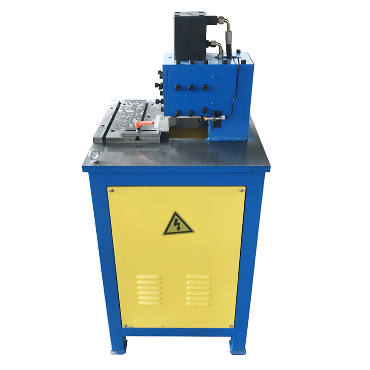 High Accuracy Angle Cutter Hydraulic Corner Notching Machine for HVAC Duct 90 Degree Notch Cutting