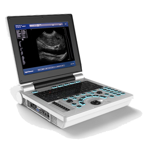 Affordable B/W ultrasonic system full digital laptop ultrasound machine with two transducer