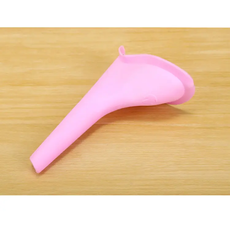 Silicone Female Lady Pee Funnel Urinal Device for Travel Camping