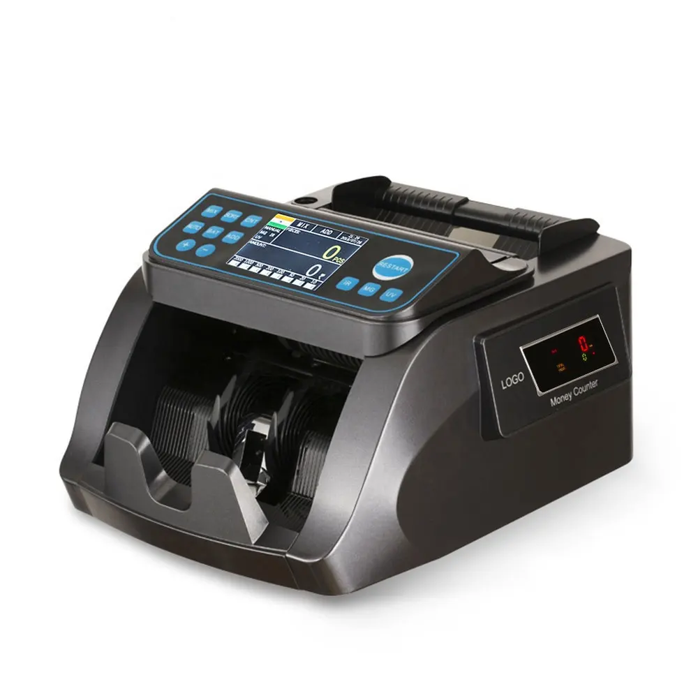 Y5518 INR EURO Portable Value Counter Bank Note Money Counter Automatic Bill Mix Note Counting Machine