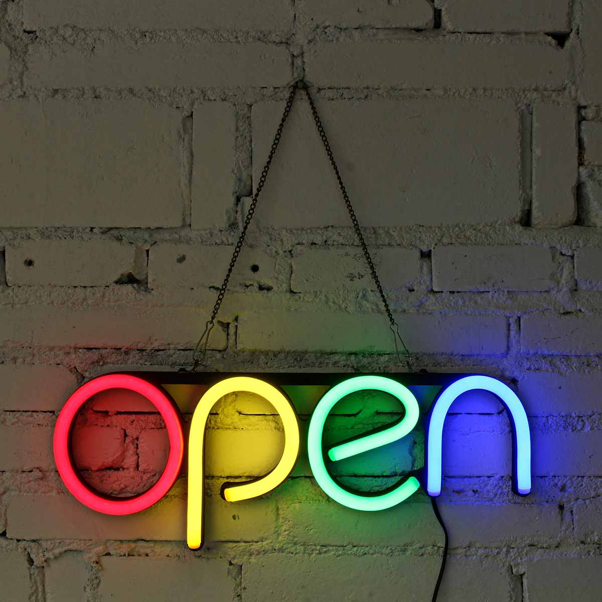 Free Shipping OPEN Neon Sign LED Light Tube Bar Club KTV Wall Decoration Commercial Lighting digital signage and displays