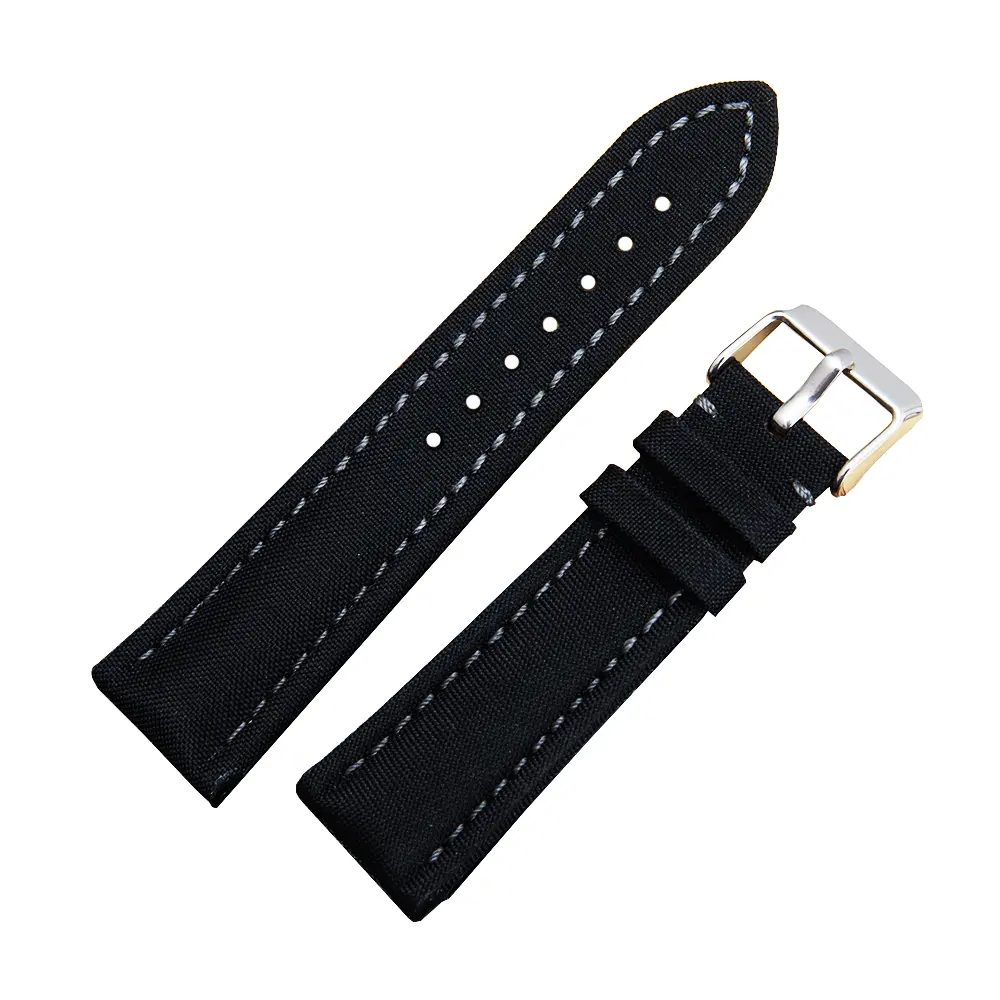 Special material pure black nylon strap adjustable buckle wear-resistant nylon strap