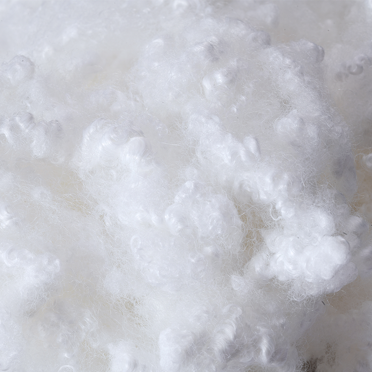 Sales High-Quality No Fluorescence Hollow Conjugate Recycled PSF Silicone Fiber Filling Material With GRS Certificate