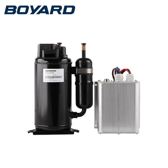 Zhejiang boyard r134a 48v dc инвертор кондиционера воздуха вращающийся компрессор JVB058Z48 для замороженной коробки грузового трицикла