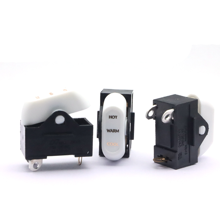 XN-10 16A 125VAC 10A 250VAC качели Rocker переключатель 3 позиция для фена для волос лодка переключения питания перекидной переключатель для фена для волос