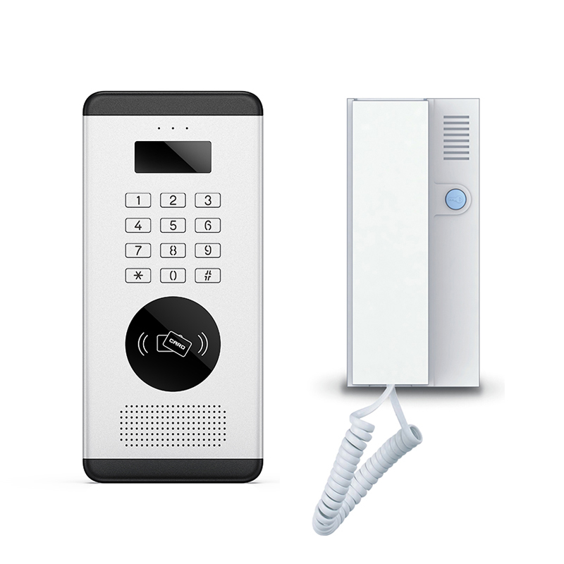 cheaper 2 wire audio door phone intercom for multi apartments high buildings