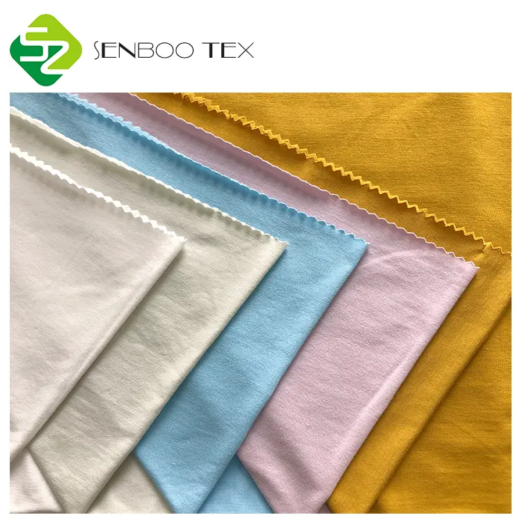 Eco Friendly 92% Microfiber Modal 8% Spandex Interlock Knitted Lingerie Fabric for Clothing/scarves 100% Modal Custom Dye 15days