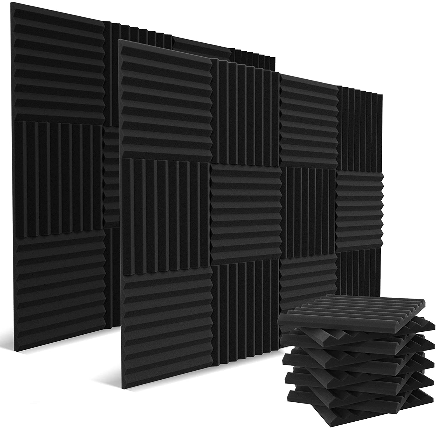 Упаковка из 10 шт. звука изоляционной панели 50 x50x5cm-acoustic пены-пена студии Клин Высота ДВП-Звукоизоляция Клин