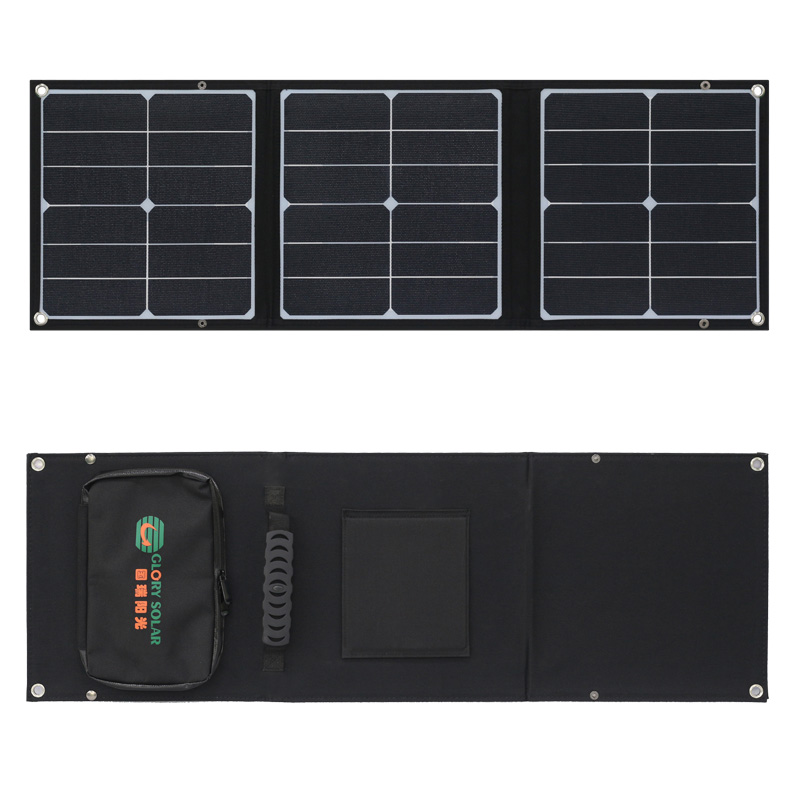 OEM 40W 100W 150W 18V Портативное складное солнечное зарядное устройство с DC USB Type-C QC 3,0 портом все в одном солнечное одеяло