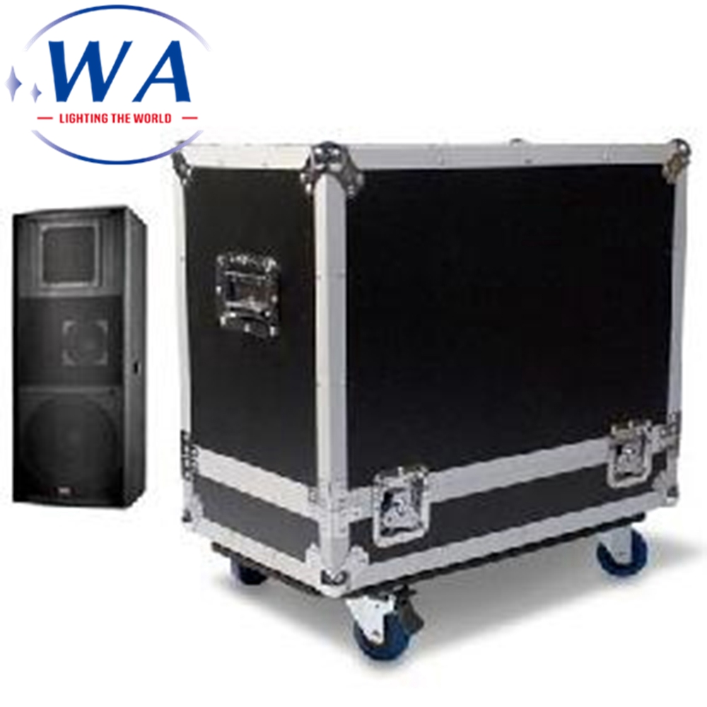 Used B&W Utility 12mm plywood Exhibition mobile bar flight case For Audio Rentals
