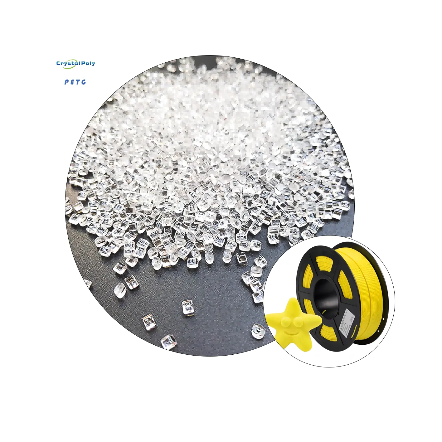 Petg Resin Manufactures Supplies Petg Plastic Pellet Granules For 3D Printing