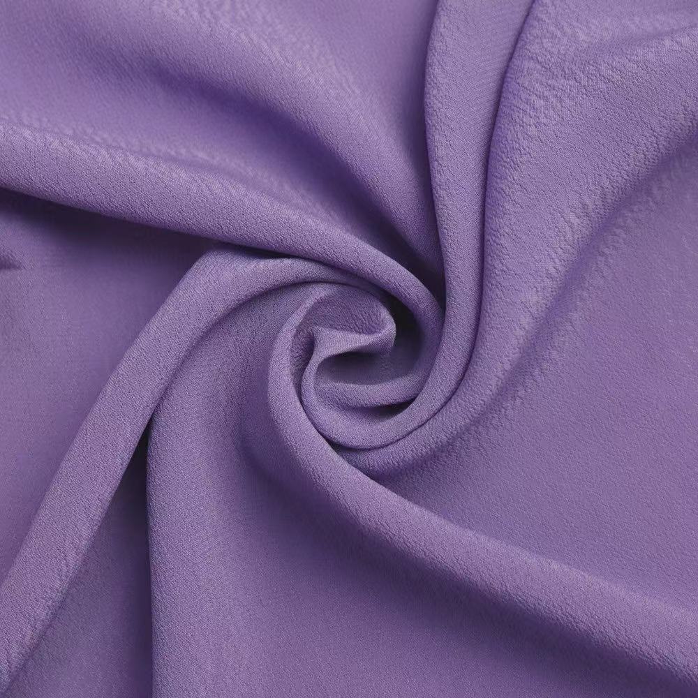 J18 hot sale wholesale customization 100% Viscose rayon Crepe fabric manufacturer for dresses