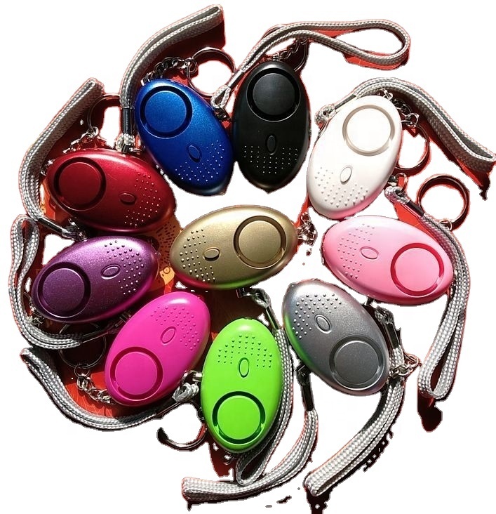 Mini Self Defens Alarm 130db Super Loud Personal Security Alarm Anti-attack Emergency Alarm Keyring For Women Kids Elders