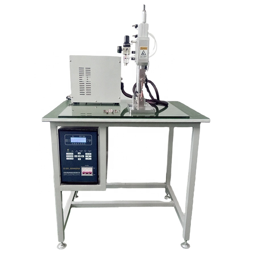 Manual Double Side Head Spot Welding Machine Lithium Cylindrical Battery Pack Welder for 18650 21700 26650 32700 Cells