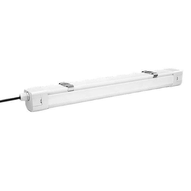 Europe Stocked Free sample TUV D mark certified DALI IP65 Waterproof 1200mm 40W 130LM/W IP65 Tri-Proof Led Light