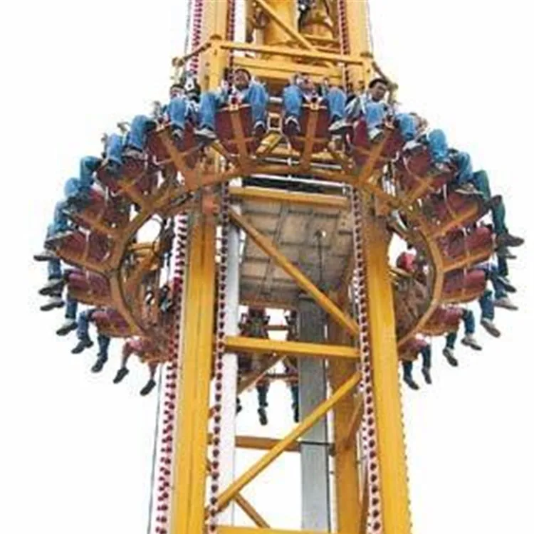 Theme Park Ride Mini Amusement Thrill Rides Free Fall Drop Tower For Amus Park for sale