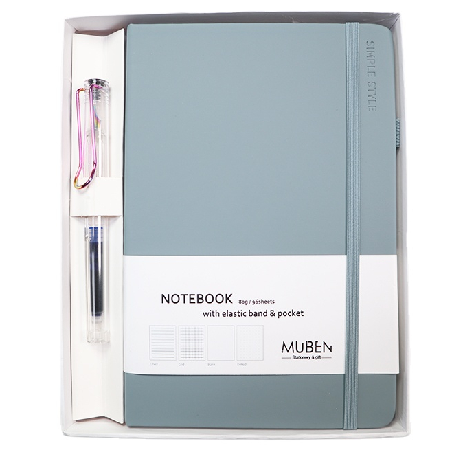 Free Sample Custom 2022 Planner Color Cover Diary Journal Core Agenda Notebook Gift Box with Pen