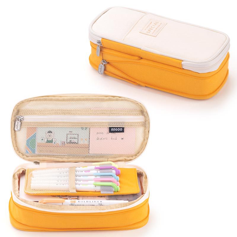 2023 New Kawaii Pencil Case Large Capacity Cosmetic Bag Cute Pouch Box Back to School Pen Bag Supplies Korean Stationery