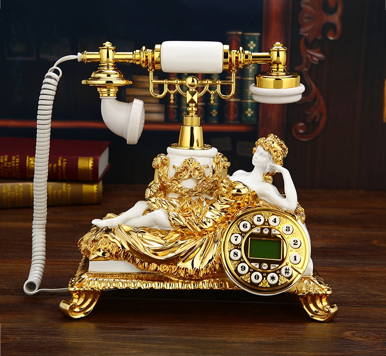 New Style Living Room Hotel Classical Luxury European-style Telephone Fixed Telephone Retro Decorative Landline