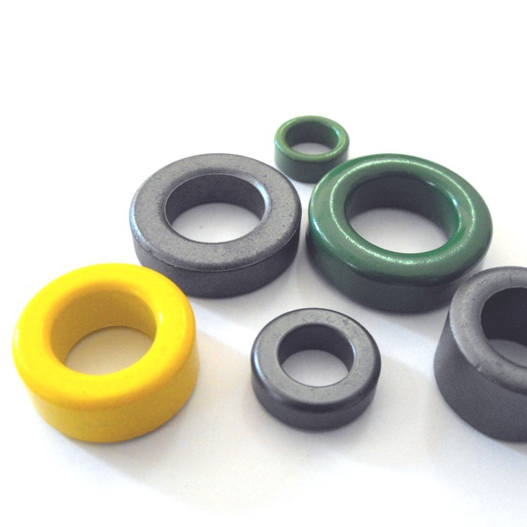 High Frequency  soft magnetic cores MPP  /high flux/sendust /iron powder toroid core Mn-Zn ferrite  core for transformer
