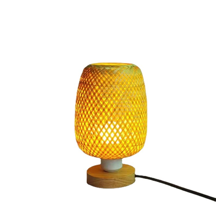 Handmade Natural Woven Lamp Japanese Restaurant Decorative lighting Wooden Bamboo Chandeliers Creative Rattan Pendant light
