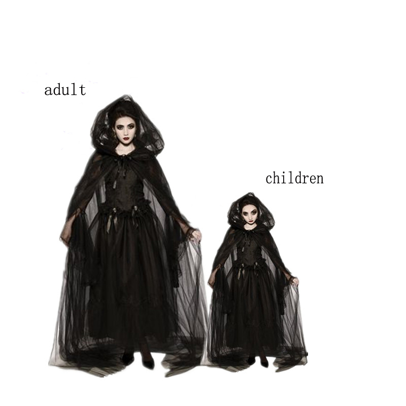 New Halloween horror parent-child ghost bridal costume party stage vampire demon costume stage costume