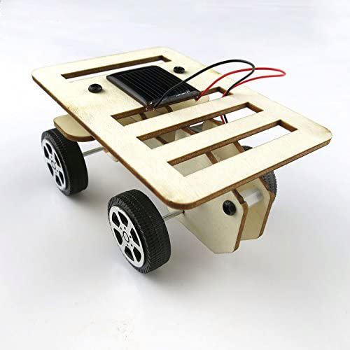 wholesale Mini DIY solar energy wooden toy car set toy education children toys